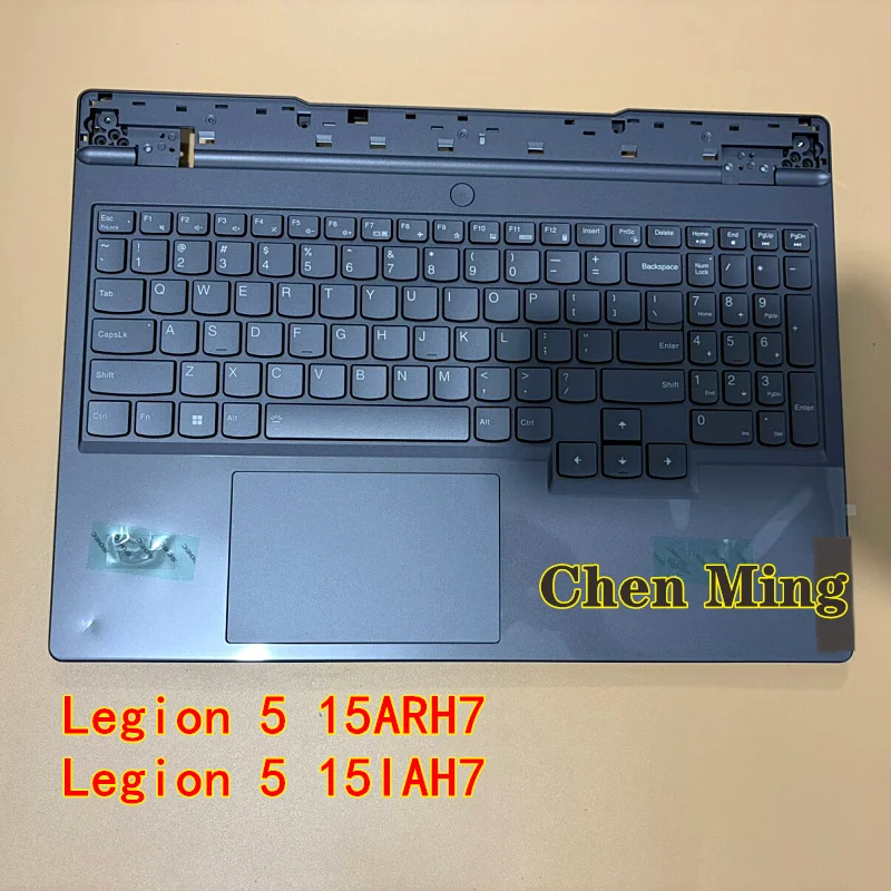 

НОВЫЙ корпус 5CB1H22922 для Lenovo Y7000P R7000p Legion 5 15IAH7 15ARH7 15IAH7H 15ARH7H 2022, верхняя часть корпуса (палмрест) с американской клавиатурой и тачпадом