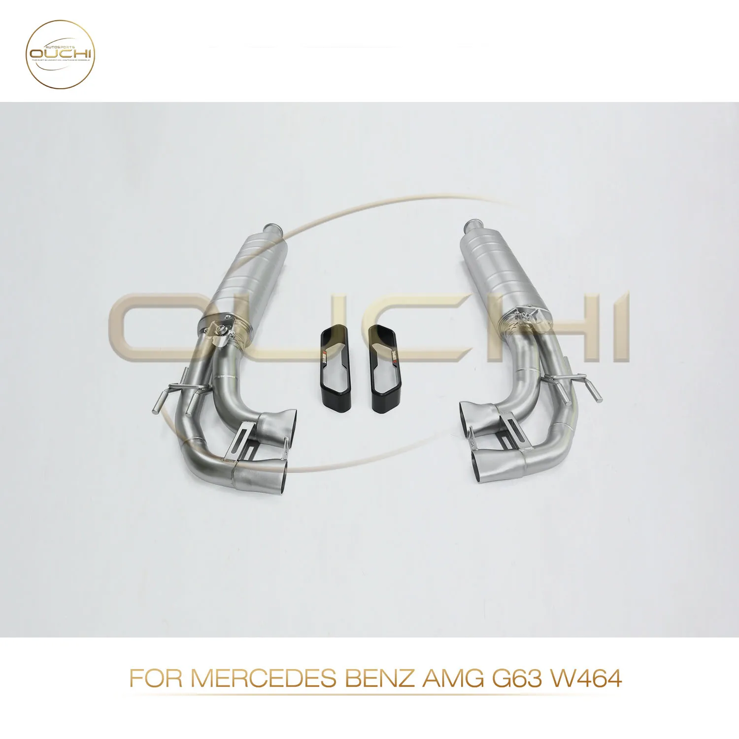 OUCHI Прямые продажи с фабрики из нержавеющей стали, производительность выхлопной системы Catback для автомобиля Mercedes Benz AMG G63 W464 с клапаном 🛠