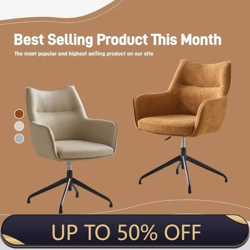 Home Computer Stool Bedroom Dressing Stool Study Room Ergonomic Backrest Desk Study Chair Office Office Chair Reception Chairs