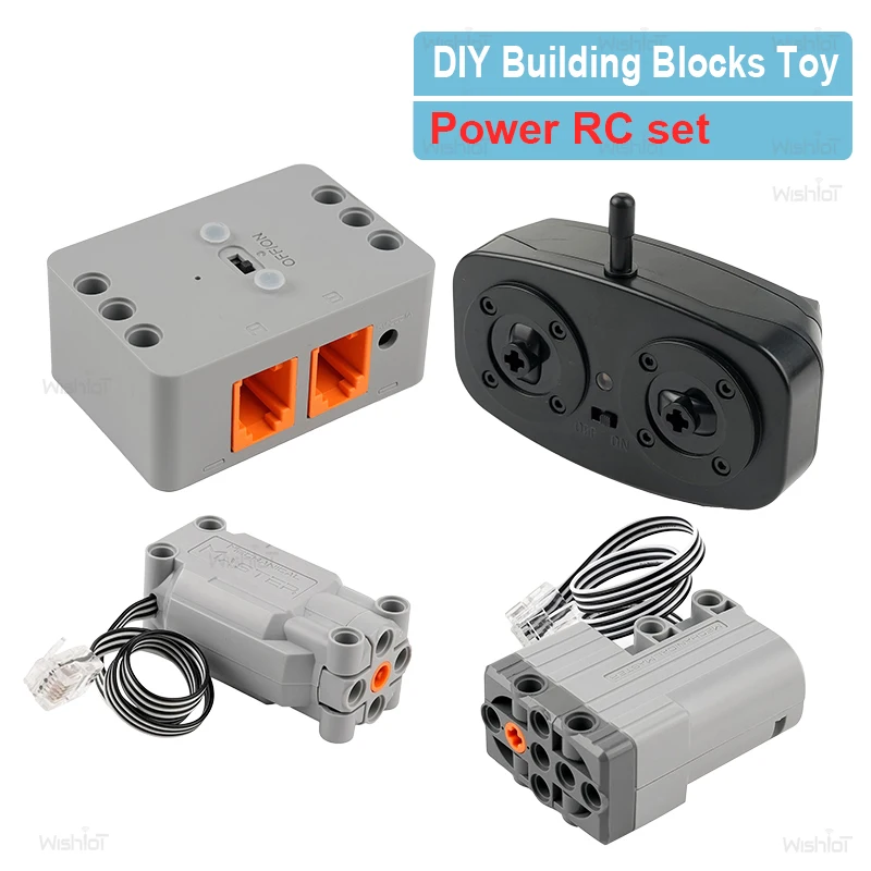 

1:14 Sports Car Series 2007 Power Pack Remote Control Kit Technical MOC Power Functions Servo Parts M Motor Power Group Sets