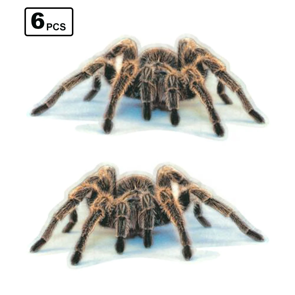 6Pcs 3D Insects Decal Self-adhesive Simulation Animal Decor Decal Car Decorative Stickers For Auto Vehicle Body Decor Sticker