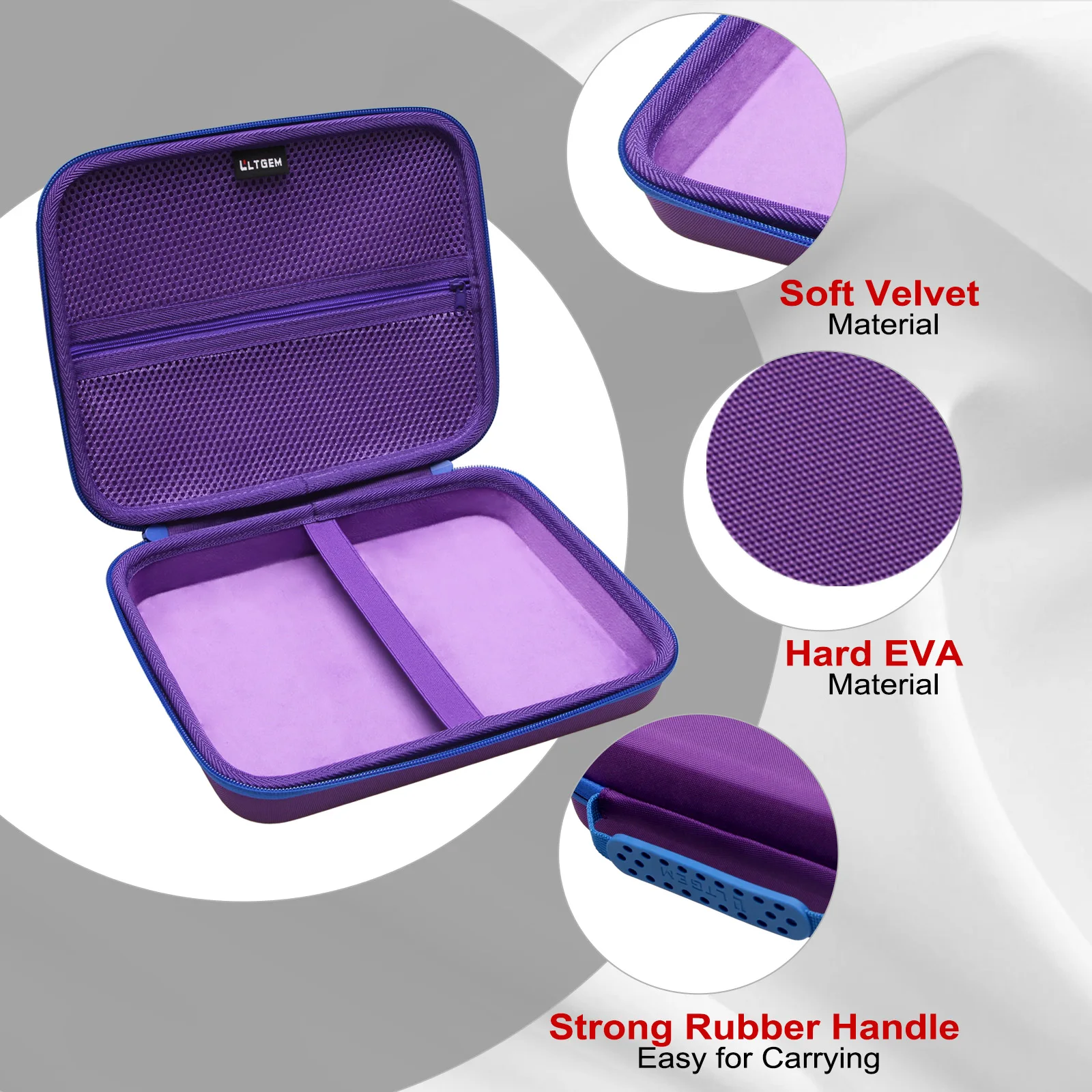 LTGEM eva Hard Case for Synido Mini MIDI Pad Beat Controller Storage Bag(only case)