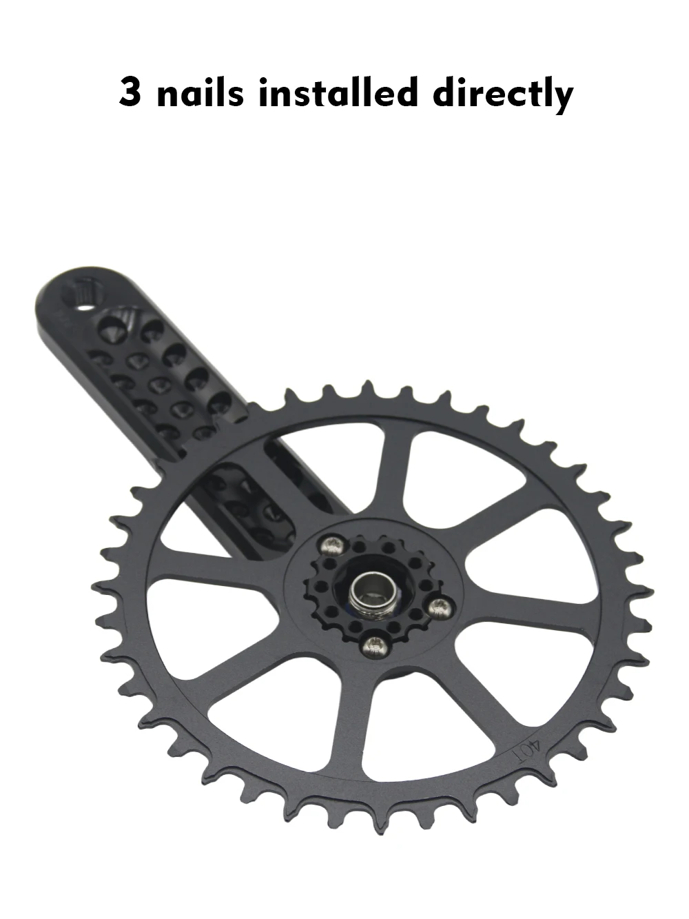 EVOSID Rennrad 40 42 44 46 48 50T Ultraleichtes Direktmontage-Schmalbreit-Zahnkranz mit 3mm Offset – Detail 5