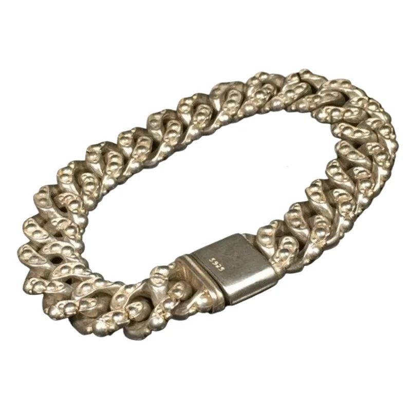 Tibetan Silver String type Bracelet Fashion Bangles Personality Charm Jewelry Exquisite Workmanship Men Women Gift