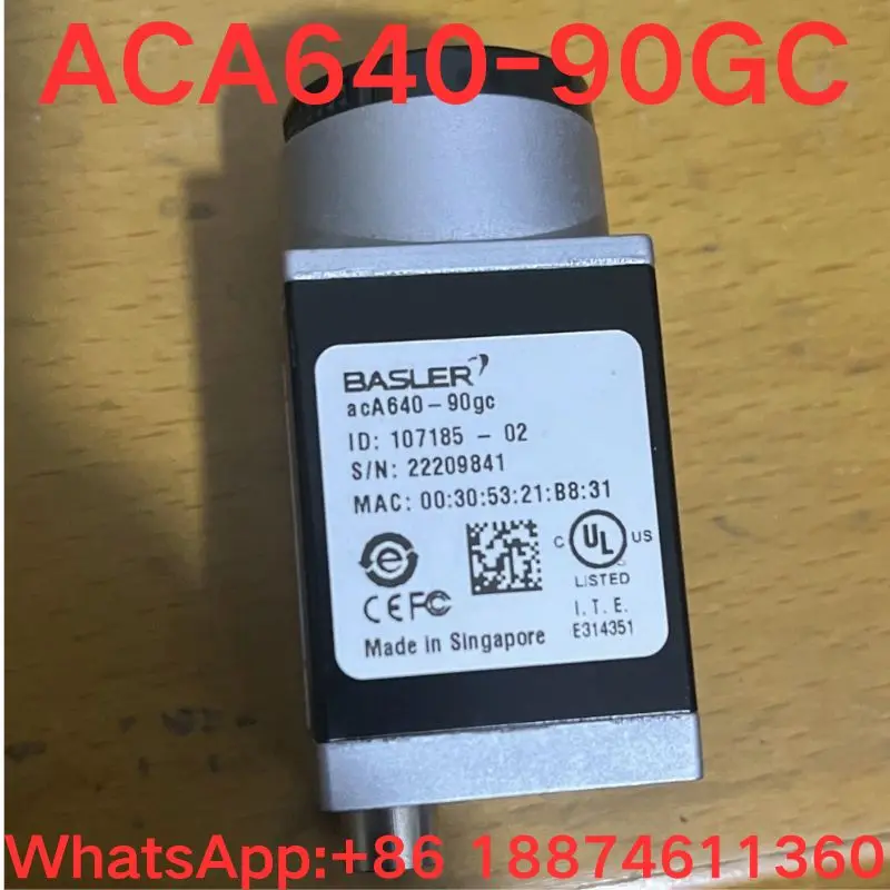 Second-hand tested OK  Industrial camera ACA640-90GC