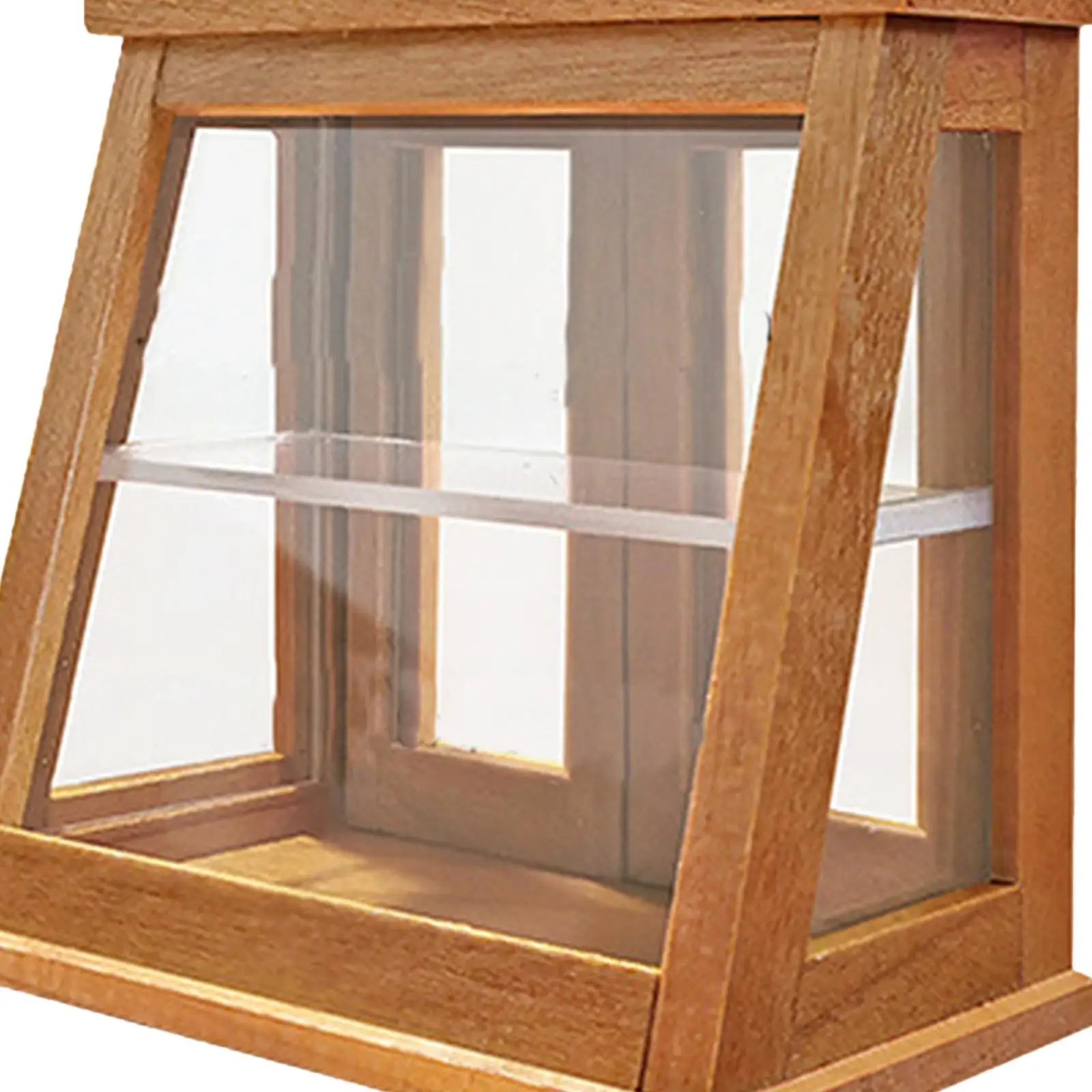 Poppenhuis Bakkerij Vitrinekast 1:12 Schaal Poppenhuis Accessoires Poppenhuis Taart Brood Stand Mini Bakkerij Case Decor Toebehoren