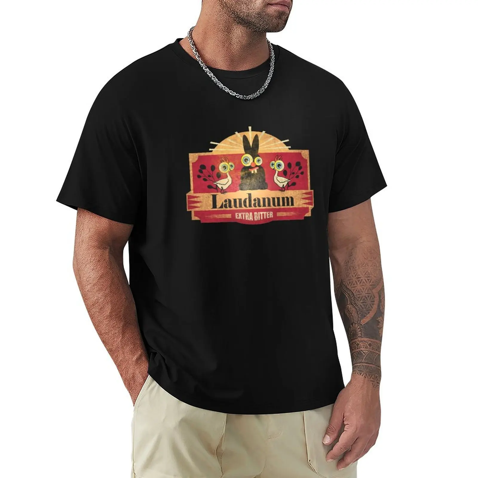 Laudanum - extra bitter. T-Shirt t shirt man plain T-Shirt