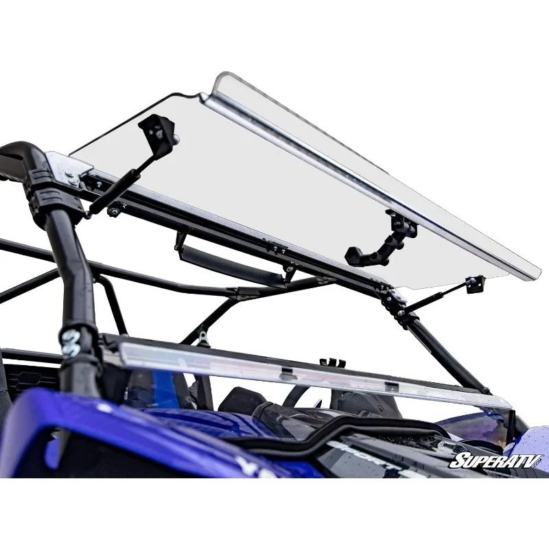 

SuperATV Flip Windshield for 2019+ YXZ | XR Optic Hard Coating | Made of 1/4â€ Clear Scratch Resistant Polycarbonateâ€”25