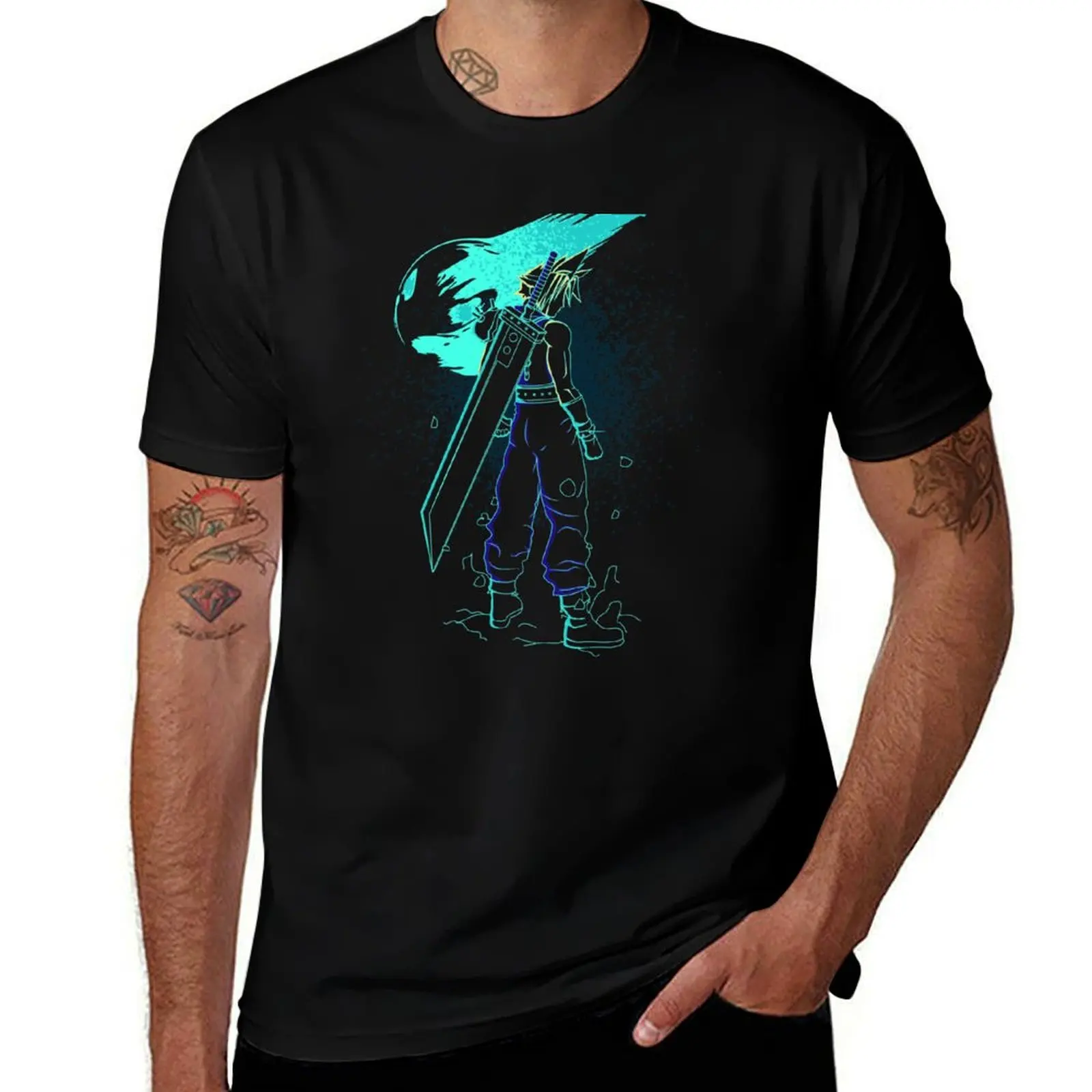 Shadow of Meteor T-Shirt Relaxed Fit Casual Short Sleeve Top