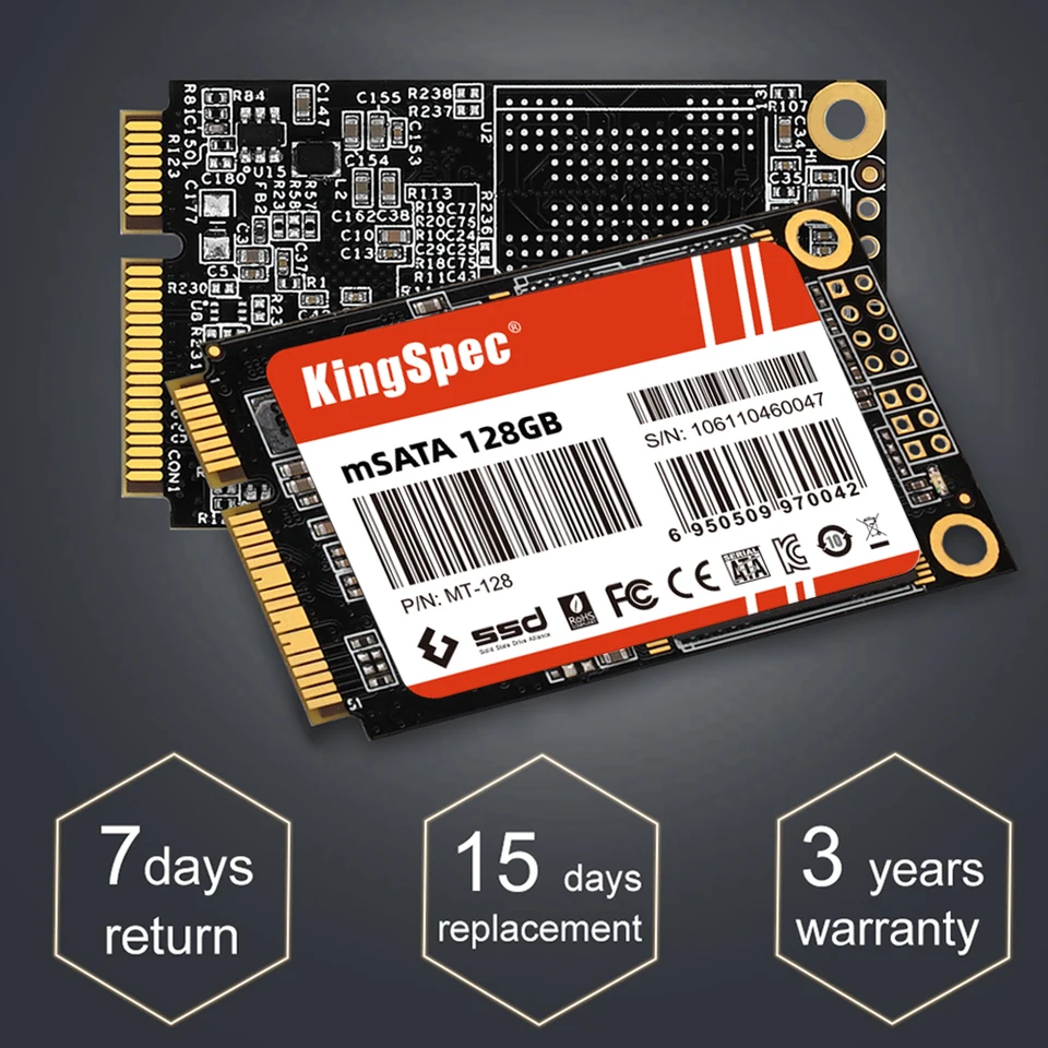 KingSpec 128gb 256gb 512gb mSATA SATA III 6GB/S SSD 1TB 2TB Mini