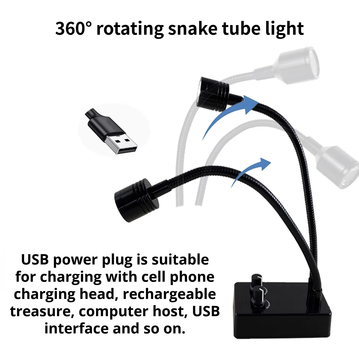 Gooseneck Lamp LED Microscope Light Source Illuminators for Industrial Camera Digital Microscope Phone Soldering Repair Welding view 5