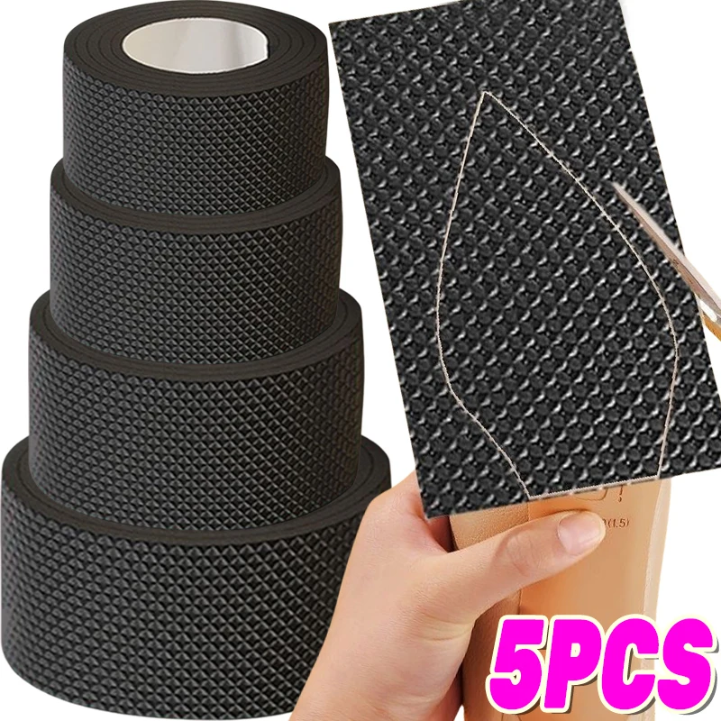 5pcs נעלי ללא החלקה מדבקות עקב גבוהה מדבקה נגד החלקה עקב גבוה מדבקה נגד החלקה עקב מגיני הבלעדית מגנים בלבד