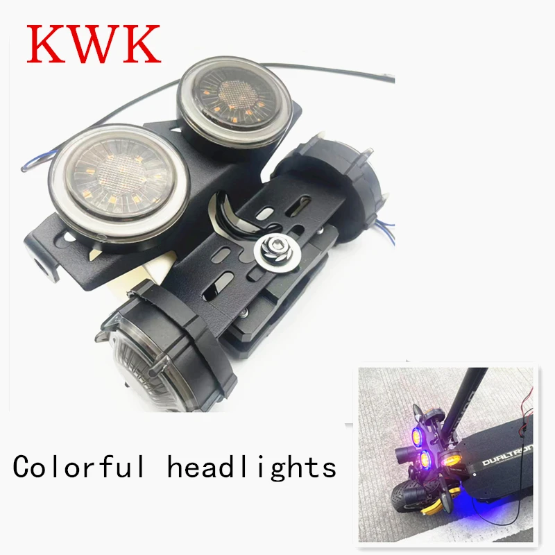 4 Lamp Beads Colorful Headlight For Dualtron Thunder1 2 Victor Luxury Plus Achileus Storm Mini Kaabo MINIMOTORS Electric scooter