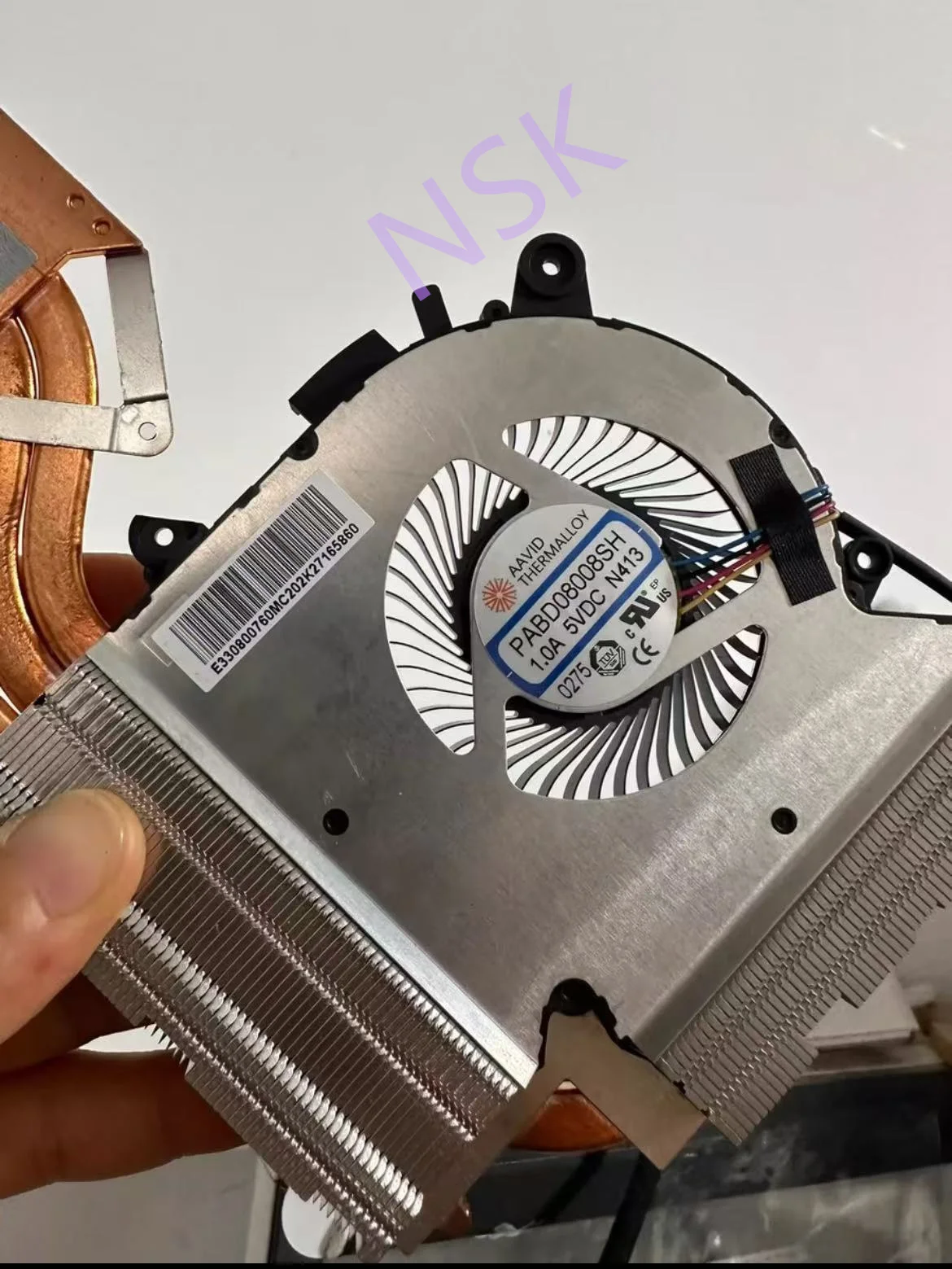 Imagem -03 - Dissipador de Calor Original para Série Msi Gf63 Correspondente à Ms16r1 Ms-16r2 Ms-16r3 Ms-16r4 Ms-16r5 Ms-16r6 100 Teste ok