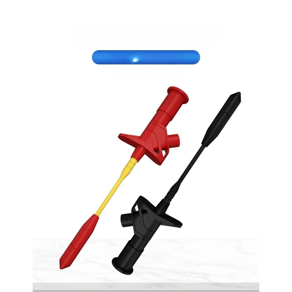 Automotive Wire Test Hook With 4mm Banana Socket Quick Non Invasive Probe For Electrical Testing Multimeter Accessories