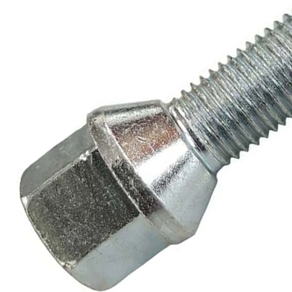 

10 х хромированных колесных болтов M12x1.25 с коническим фланцем 60 ° 26 мм для C4 II C5 II C6