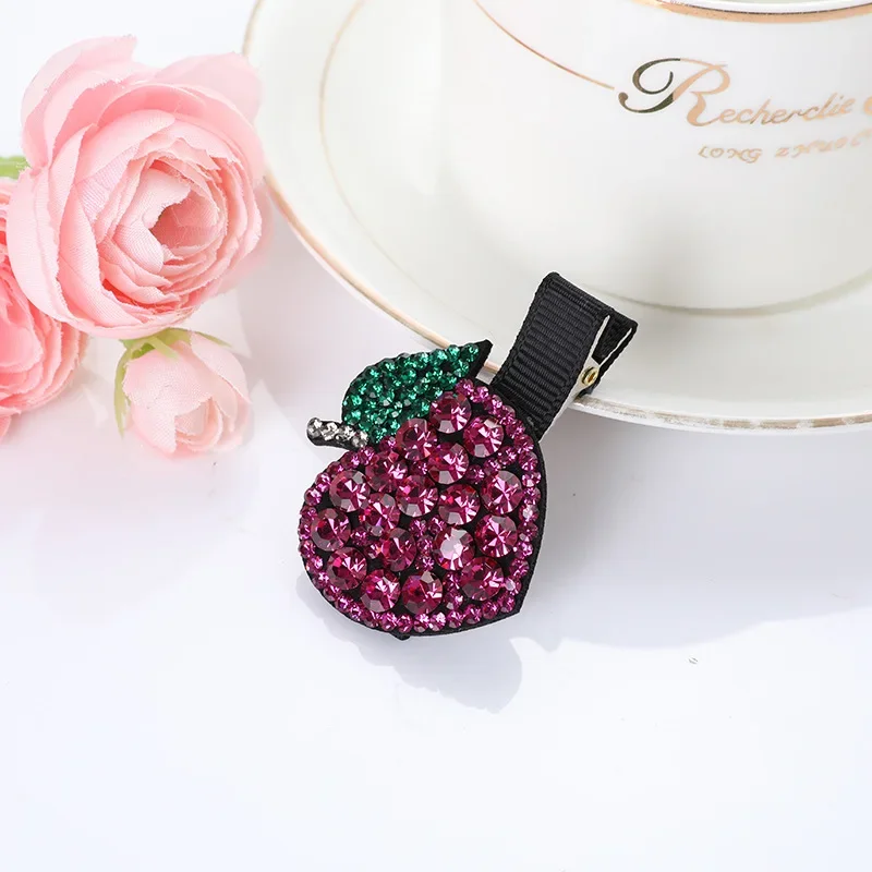 Fashion new lovely fruit hairpin exquisite pin hair accessories export accessories manufacturers direct wholesale