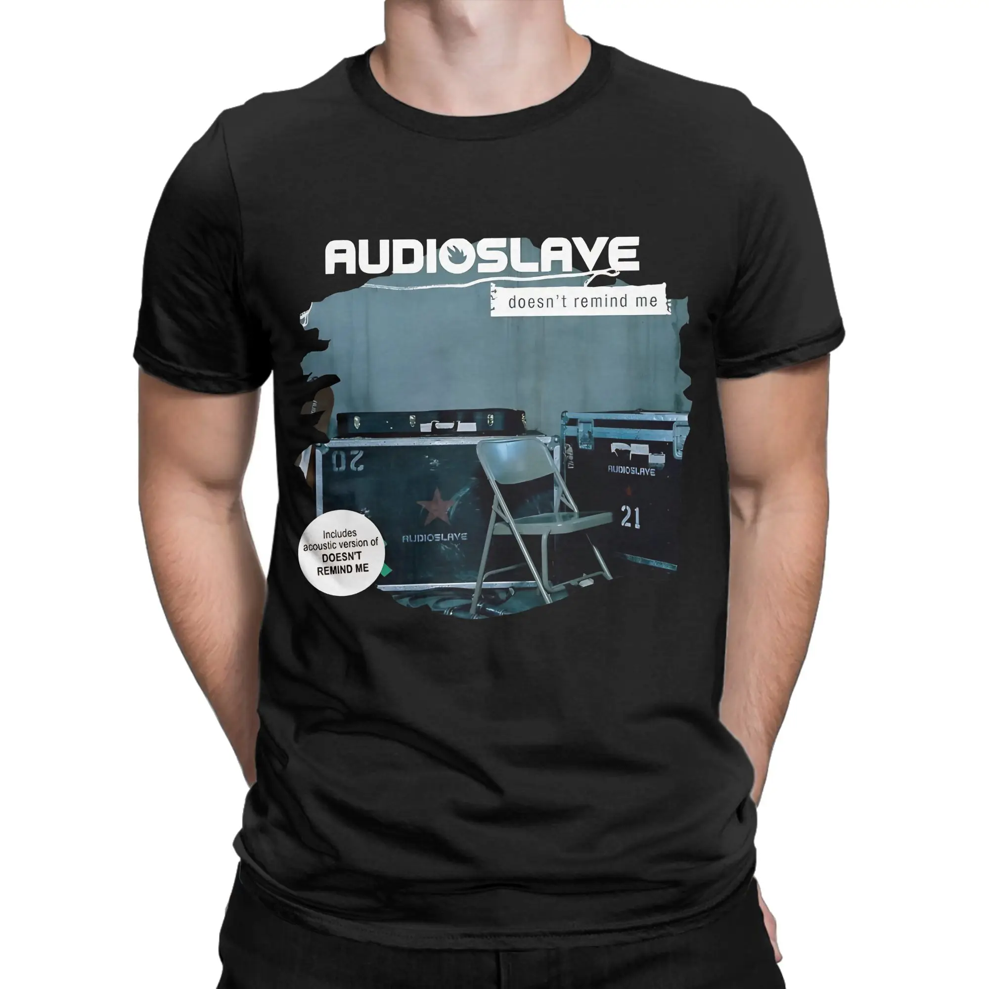 Audioslave Doesnt Remind Me Essential Shirt Graphic Funny 100% Cotton T-Shirt Audioslave Tees Tops For Men
