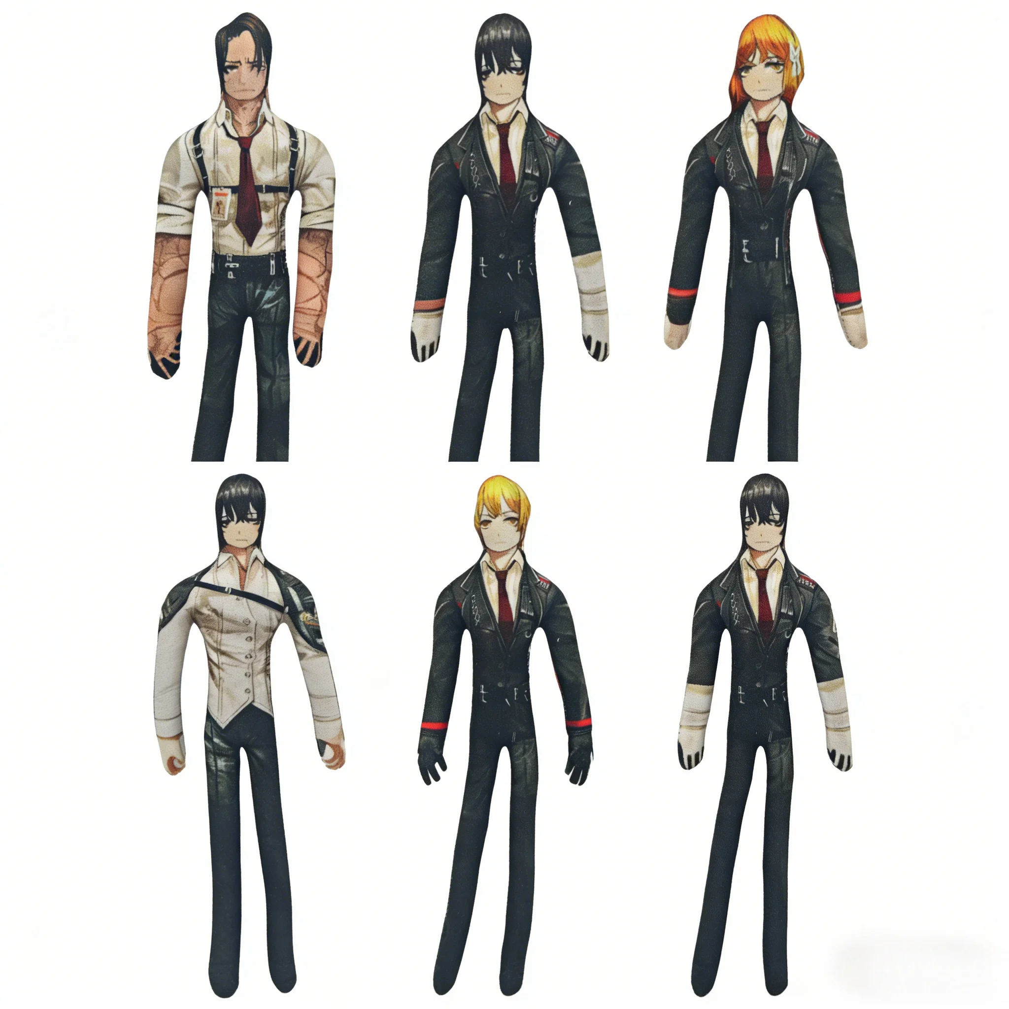 

Limbus Company Hong Lu Heathcliff Stuffed Dolls movable Abstract Body Wire Skeleton Halloween Prop Hand-made