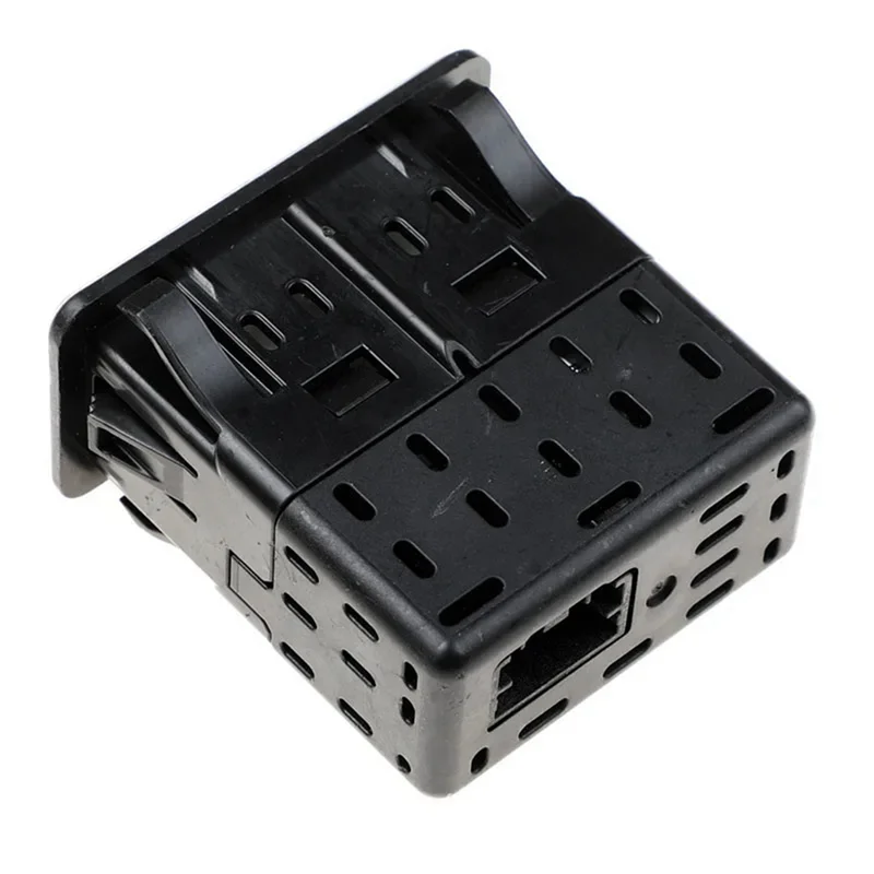 1 個後部座席 USB 充電ポートオーディオインターフェース交換部品日産 2017-2018 電源コネクタ T99Q7-6LB0A-TCES