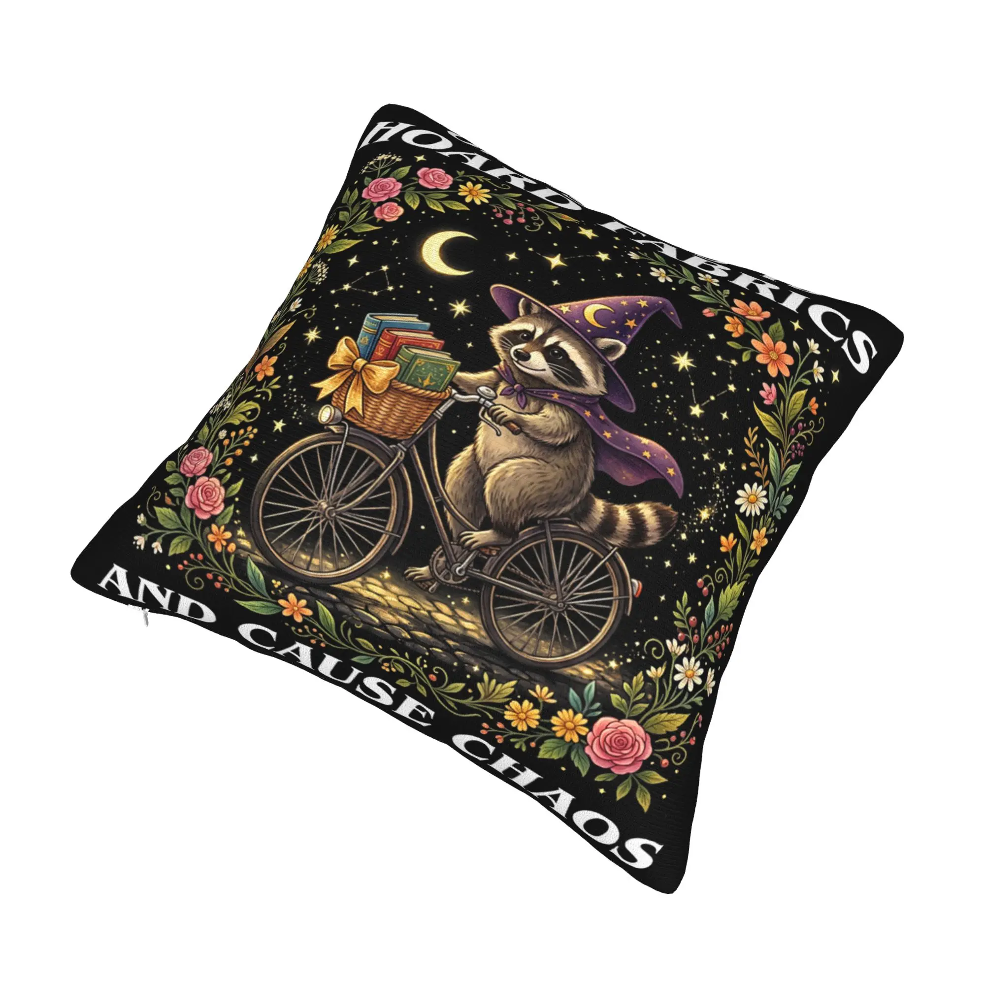 On My Way to Hoard Fabrics and Cause Chaos Pillowcase Printing Cushion Cover Decor  Pillow Case Cover Living Room Multiple Sizes