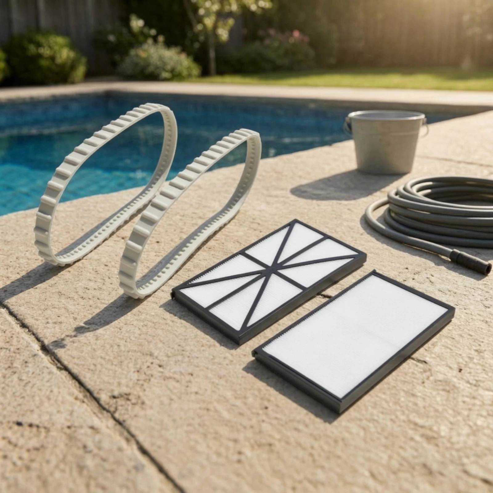 Pool Robot Accessory Bundle Long-Lasting Robot Cleaner Drive Belt Pool Cleaner Replacement Belt Wear-Resistant Accessories