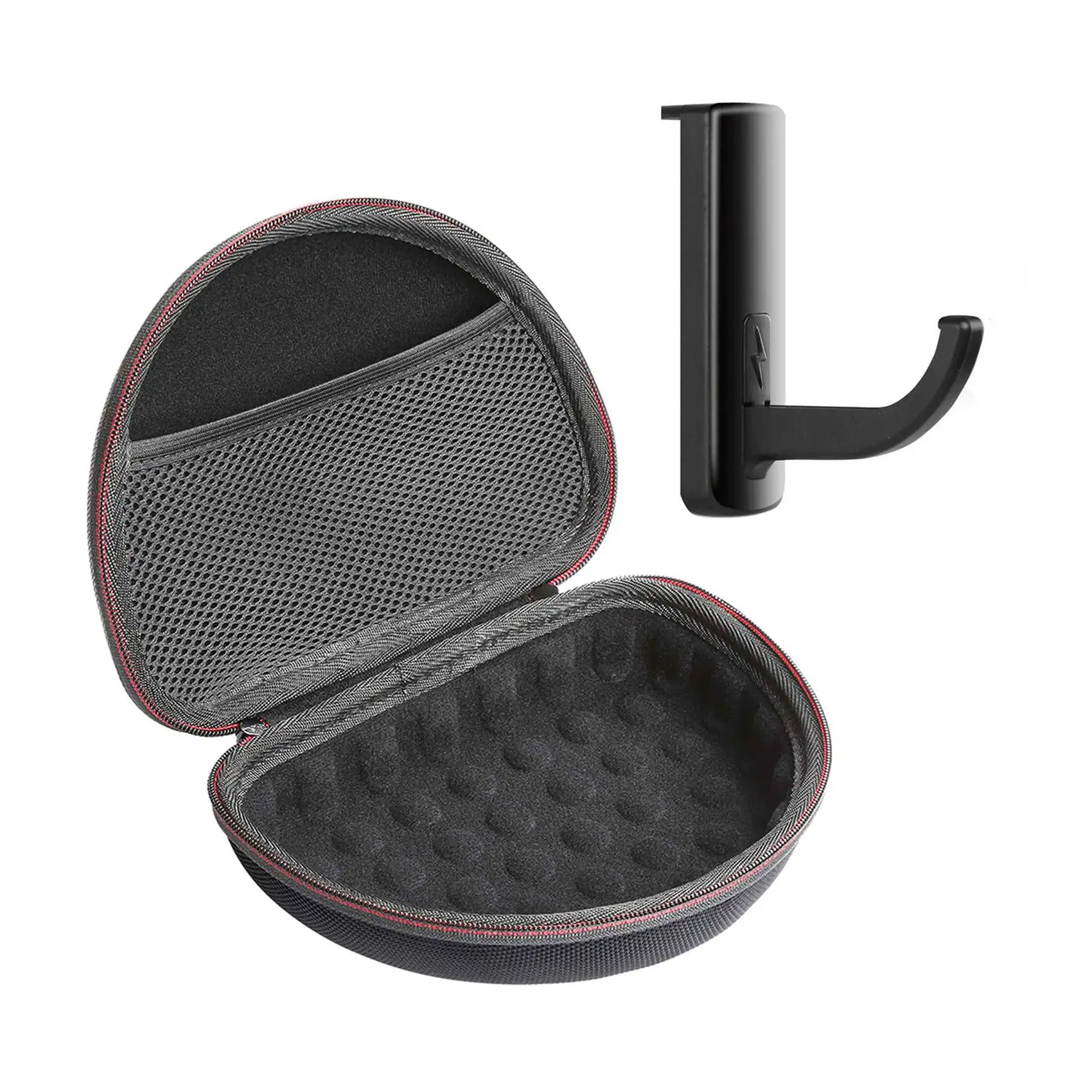 ABGI-حامل سماعة الرأس شماعات جدار شاشة الكمبيوتر حامل وغطاء واقٍ مزخرف لهاتف آيفون لصندوق سماعات الرأس اللاسلكية T450BT/T500bt