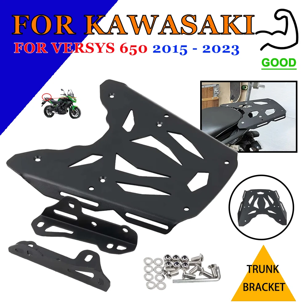 

Motorcycle Accessories Rear Luggage Rack Bracket For KAWASAKI VERSYS 650 Versys650 KLE 2015 - 2023 Frame The Trunk Bracket