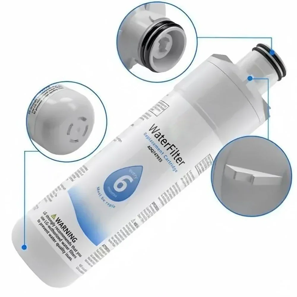 استبدال فلتر المياه العالمي لثلاجة LG LT1000P/PCS Kenmore 9980 سهلة التركيب معايير OEM