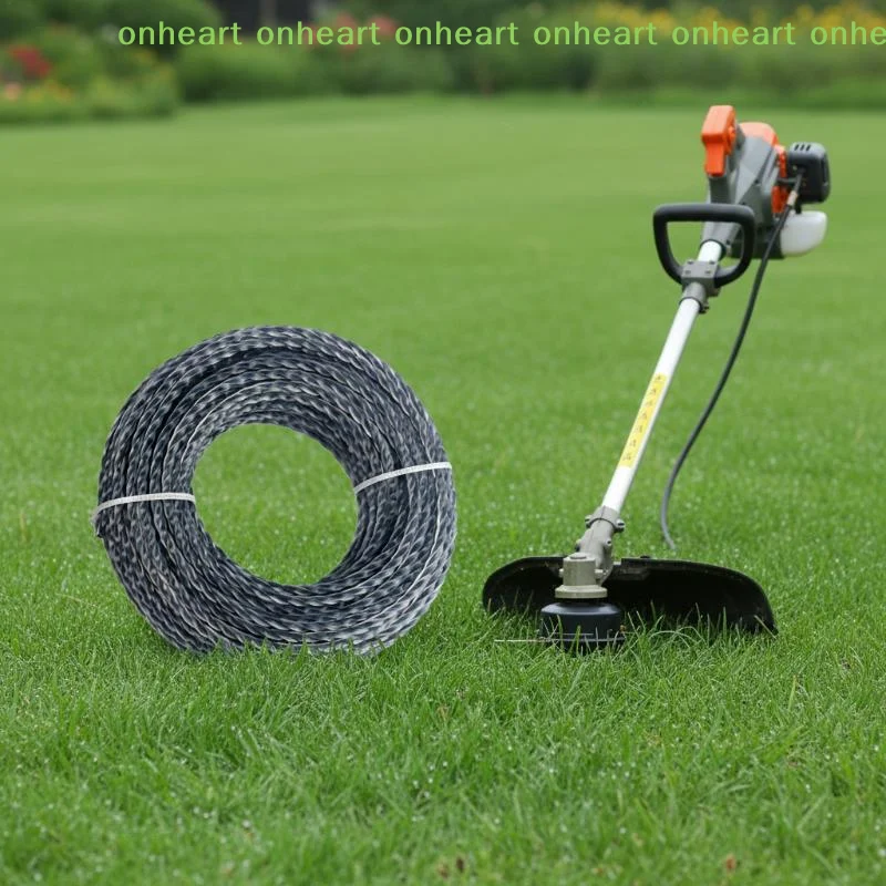 [C]Heavy Duty Grass Trimmer Line Core-Reinforced 2.0-4.0mm 15m Wear Resistant Spool for Outdoor Garden Lawn Maintenance