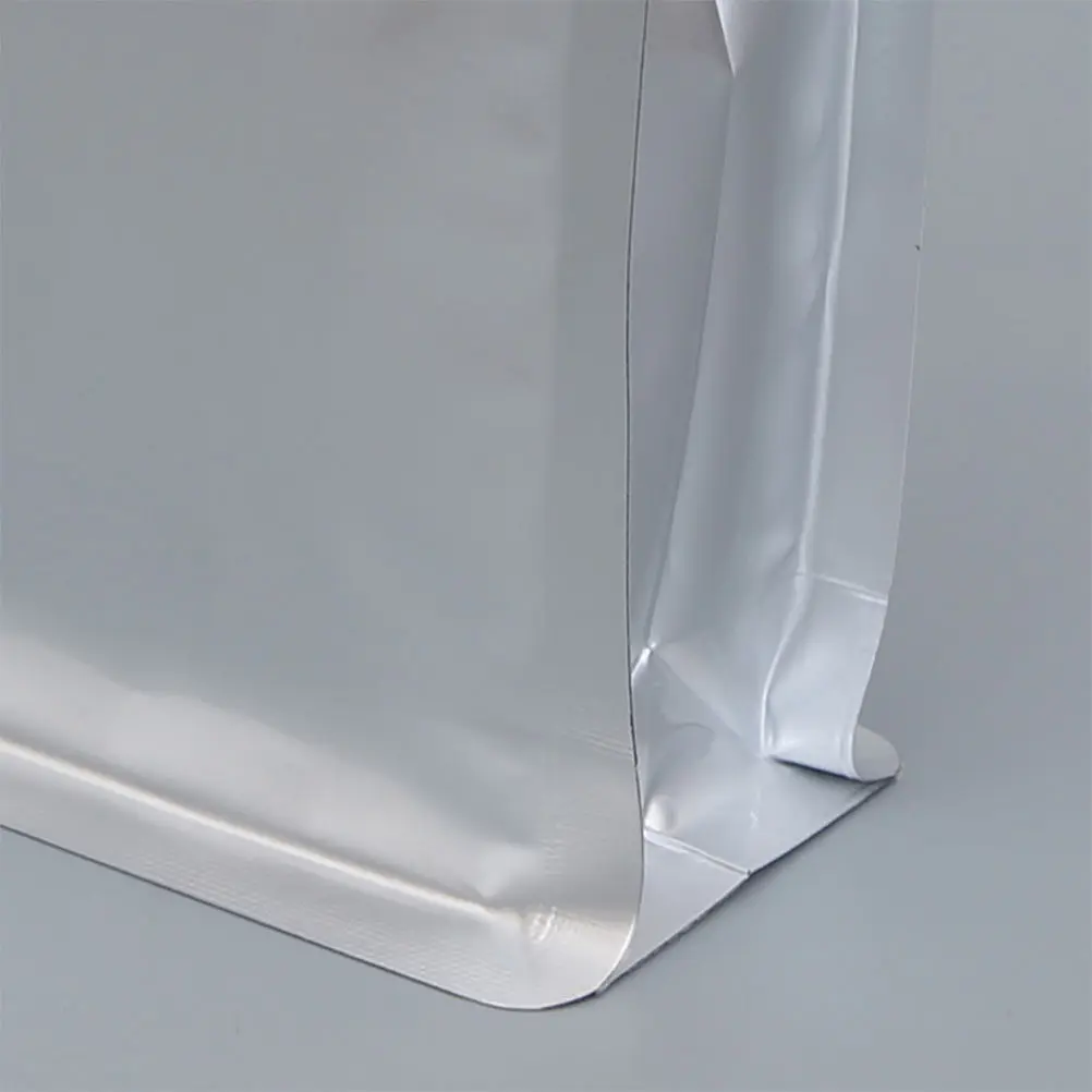20pcs Stand Up Self Seal Bag 24X14X6Cm Sealed Silver Aluminum Foil Snack Packaging Pouch For Tea Coffee Beans Nuts - view 6