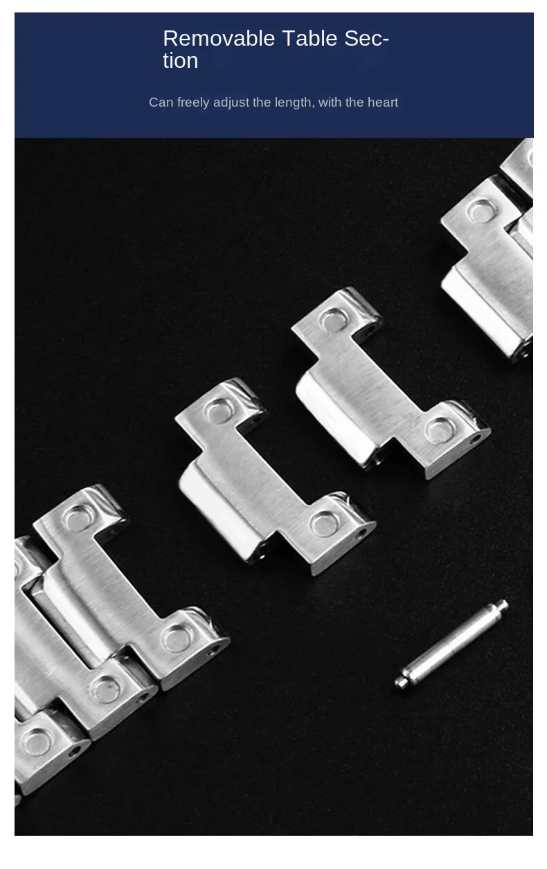 For Casio GA-110 GA-120 GA-100 Solid Stainless Steel Case Men's Waterproof Watchband Bezel GA110 Metal Strap +Case Mod Kit +Tool