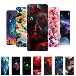 Per OPPO A80 5G Custodia in Silicone Morbido Poker Wolf Fashion Back Cover per OPPO A80 5G CPH2639 Custodie Protettive OPPOA80 A 80 TPU