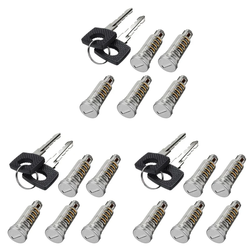 

6707600205 15 Pcs Door Lock Barrels With 6 Same Keys For LT Mercedes Sprinter Vito W638 Any Door Brand New