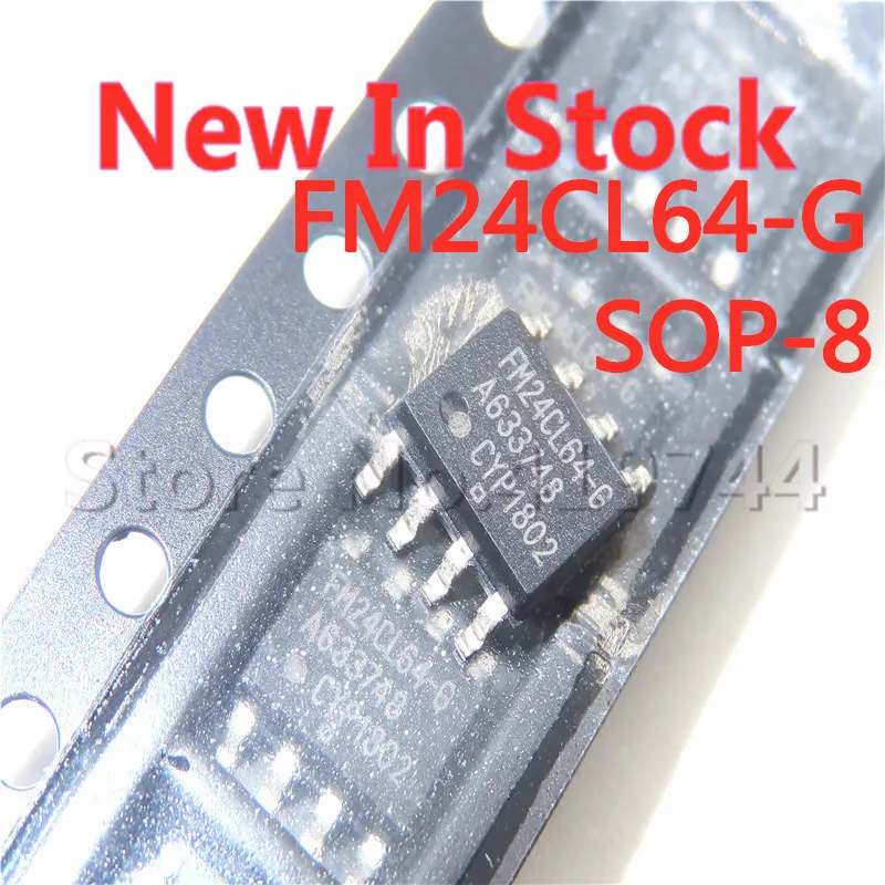 5PCS/LOT FM24CL64-GTR FM24CL64-G SOP-8  In Stock NEW original IC