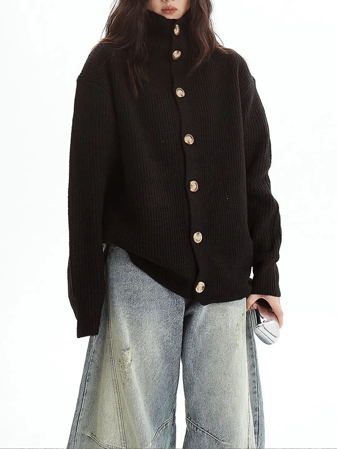 

Мужские пуловеры с меховым воротником в стиле Y2K, с эффектом химической стирки и потертостей, винтажные, в стиле 2000-х, гранж, выцветшие, хипстерские, молодежные, эстетичные топы