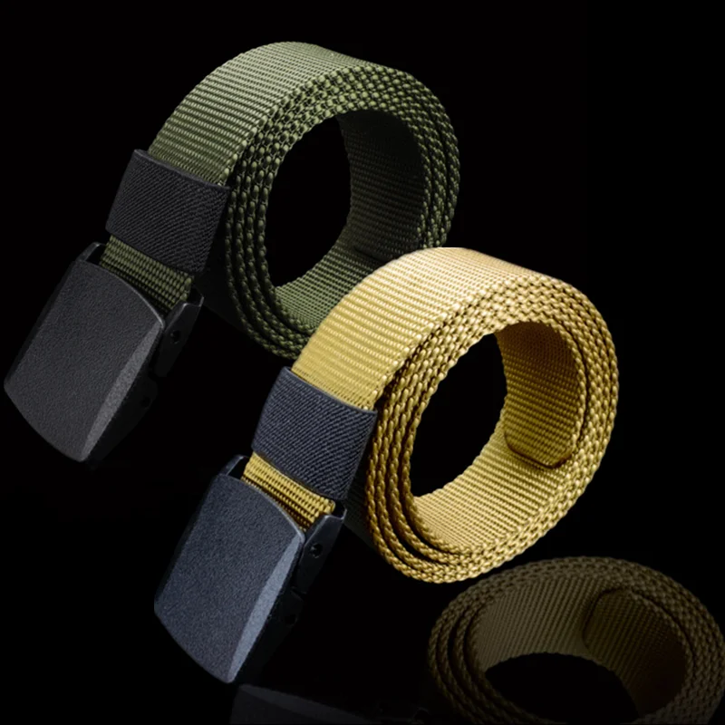 Men's Nylon Belt Quick-drying Outdoor Belts Style Cinturon Luxury Canvas Waistband ceinture tissu homme