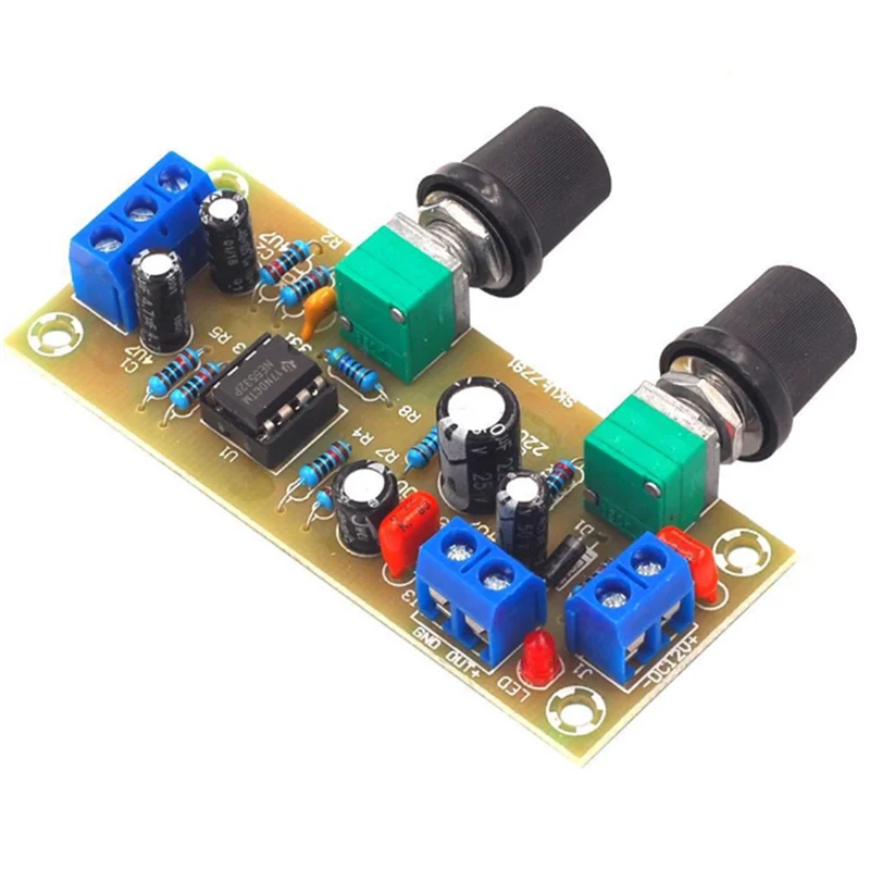

【Livraison Rapide】DC 10-24V Subwoofer Amplifier Preamp Board Subwoofer 22Hz-300Hz Frequency Filter Plate Single Power Supply Fil
