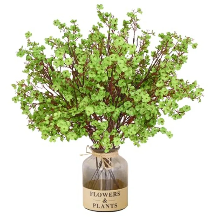 

5 шт. искусственных шелковых зеленых цветов, искусственные весенние цветы оптом для декора, для DIY-проектов и украшения дома