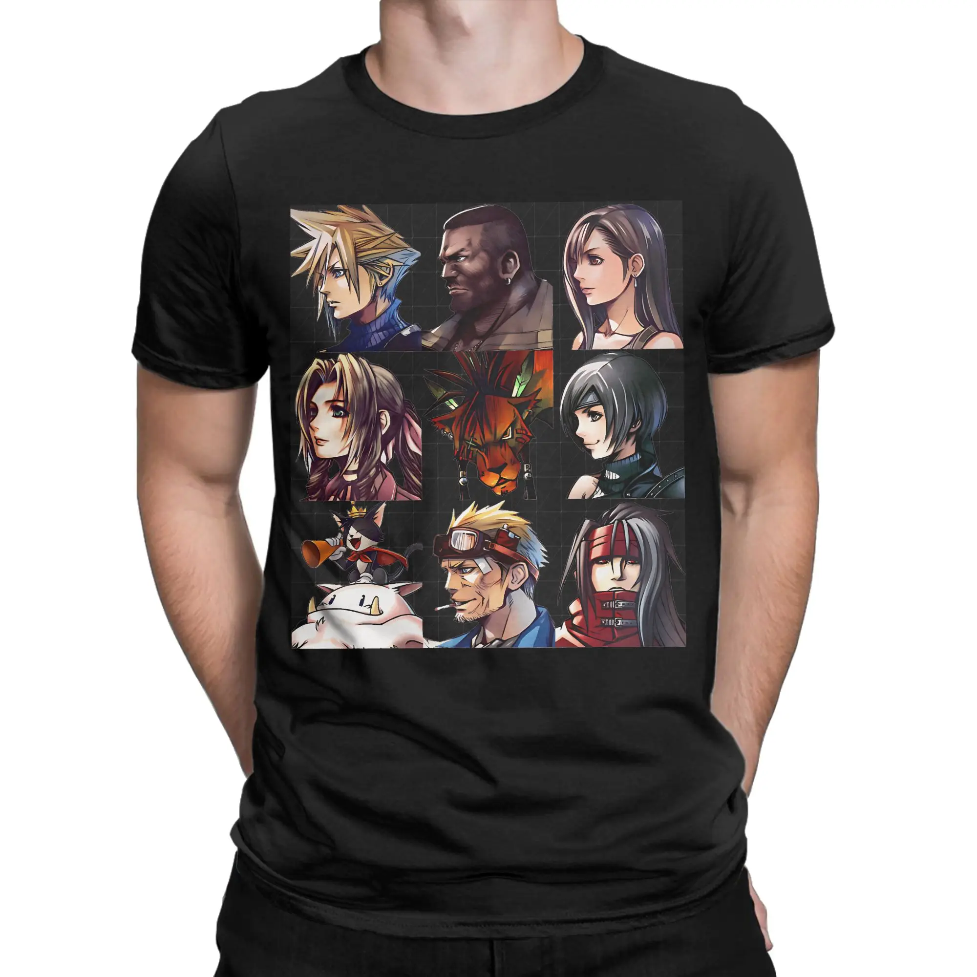 Final Fantasy Tactics The Ivalice Chronicles Delita Ramza T Shirt Summer  100% Cotton T Shirts For Men's Short Sleeve Tops view 2
