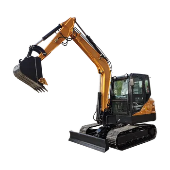 OKW906 รถขุดขนาดเล็กโรงงานจีนรถขุดแบบกําหนดเองพร้อมเครื่องขุดตีนตะขาบไฮดรอลิก Cab Diesel สําหรับบ้านและการก่อสร้าง