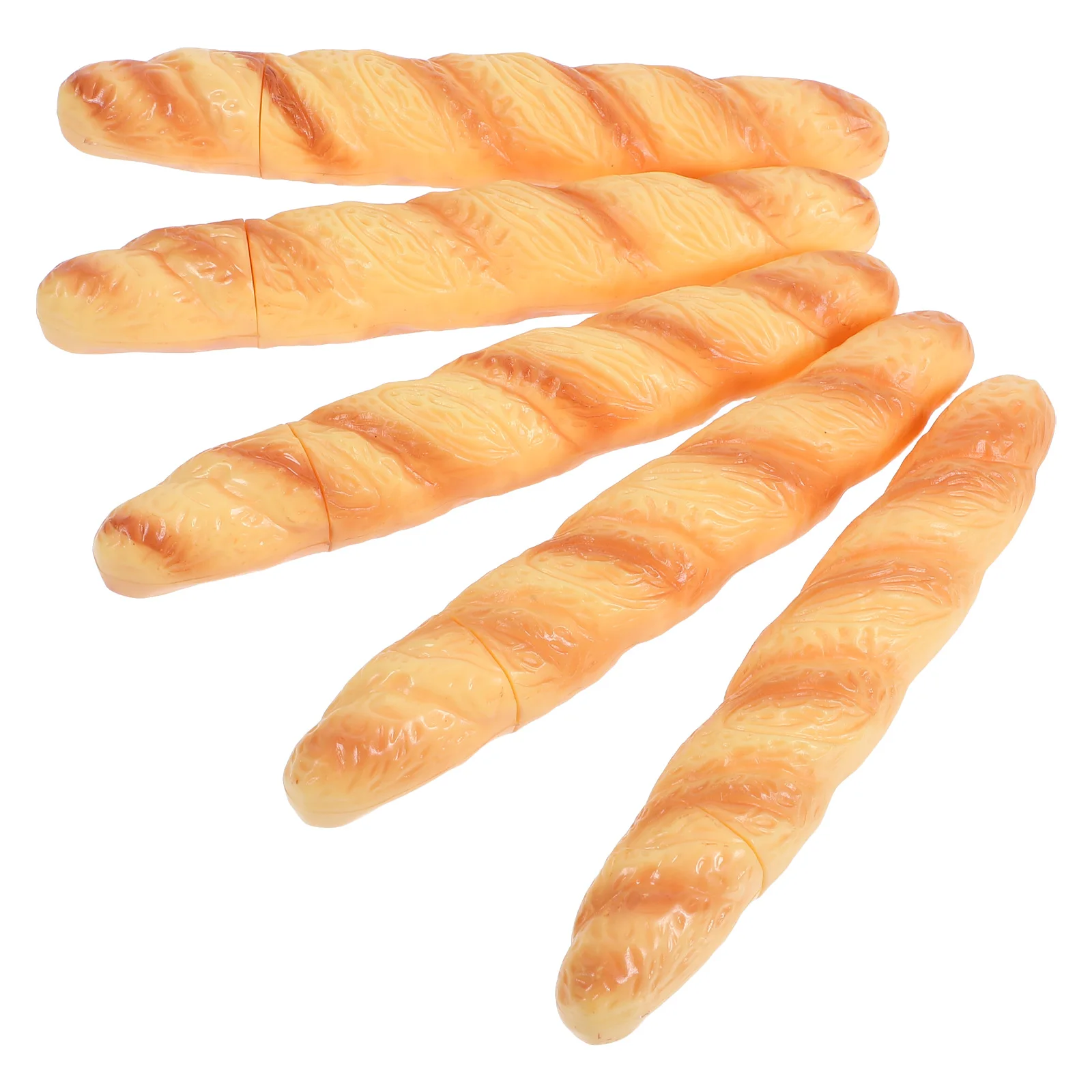 

5pcs Realistic Bread Ballpoint Pen Smooth Writing Portable Novelty Stationery Decor Ink Office Use Gel Pen