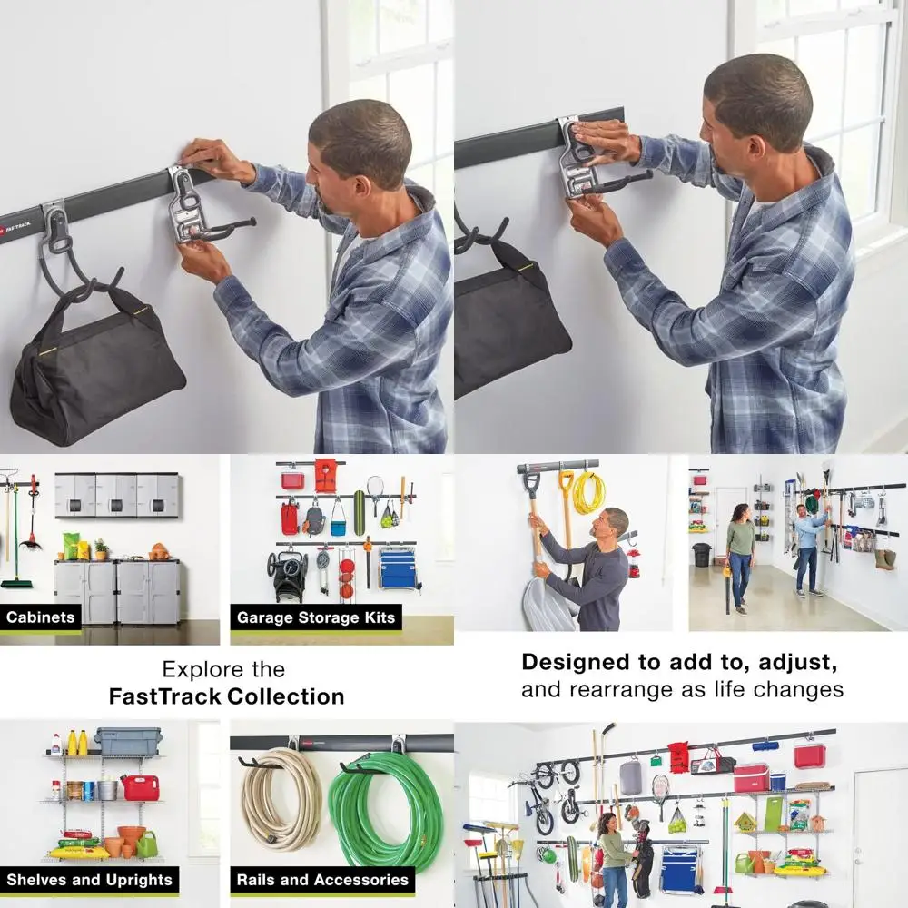 

Решения для хранения в гараже: настенная стойка для инструментов для организации дома, сада и мастерской