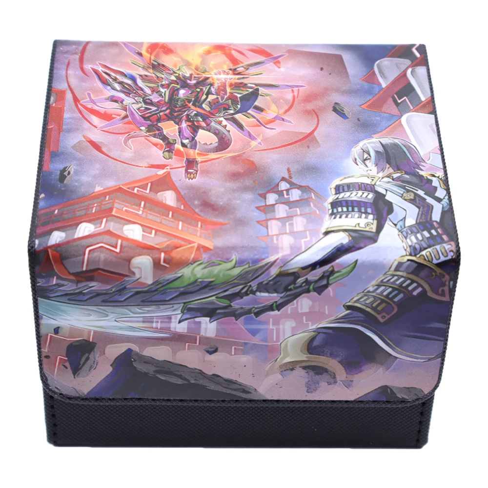 Handmade Anime YU GI OH! Kashtira Card Game Collection Storage Box Collectible Card Holder PU Leather High Capacity Child Gifts