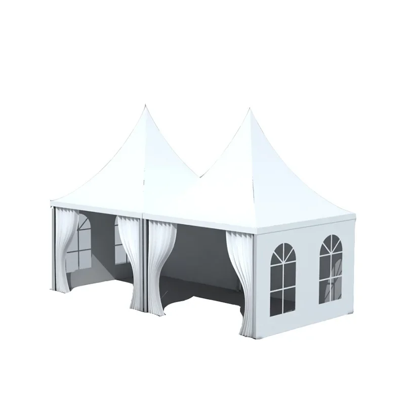 

European tent, aluminum frame, spire, with cloth mantle, simple installation