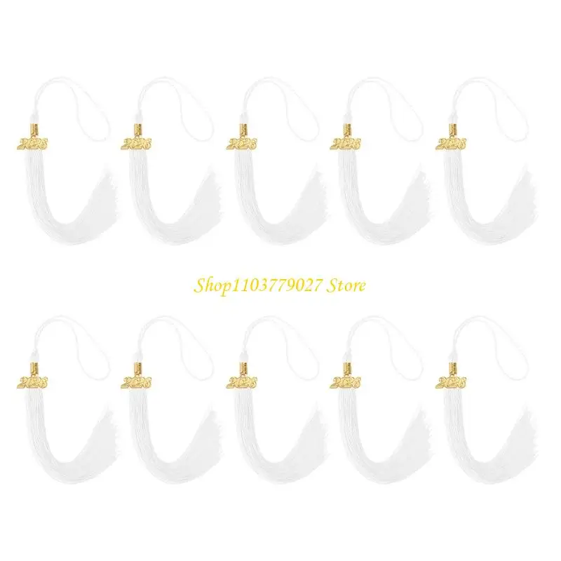 

C4DF 10Pcs 2026 Graduation Tassels Class of 2026 Graduation Cap Tassels Decoration