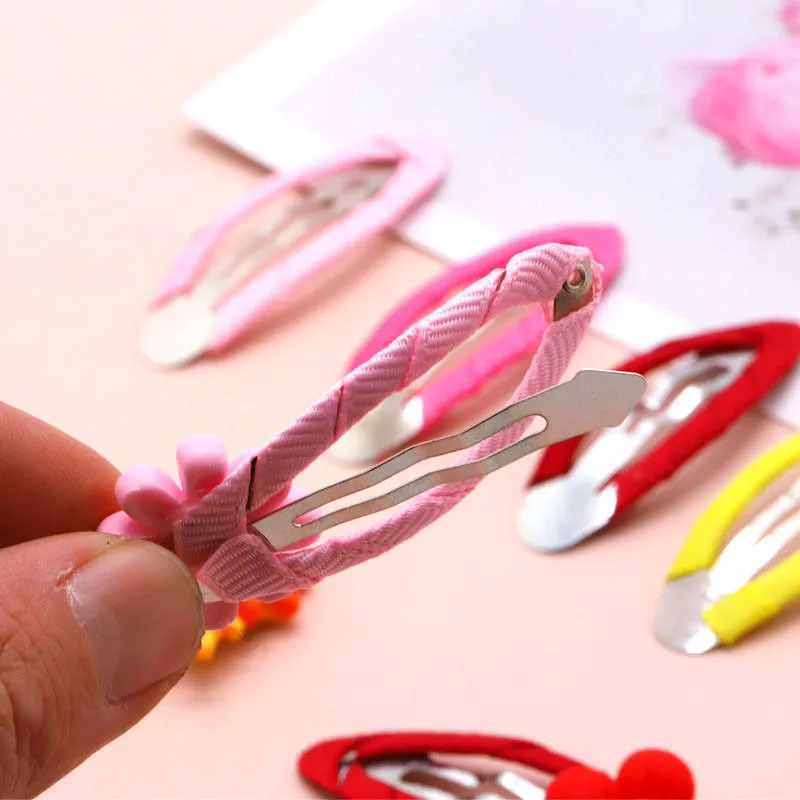 Hair Clips For Girls Kids Teens Women Hair Clips Non Slip Metal Snap Headwear Cute Candy Color Barrettes Hair Accessories