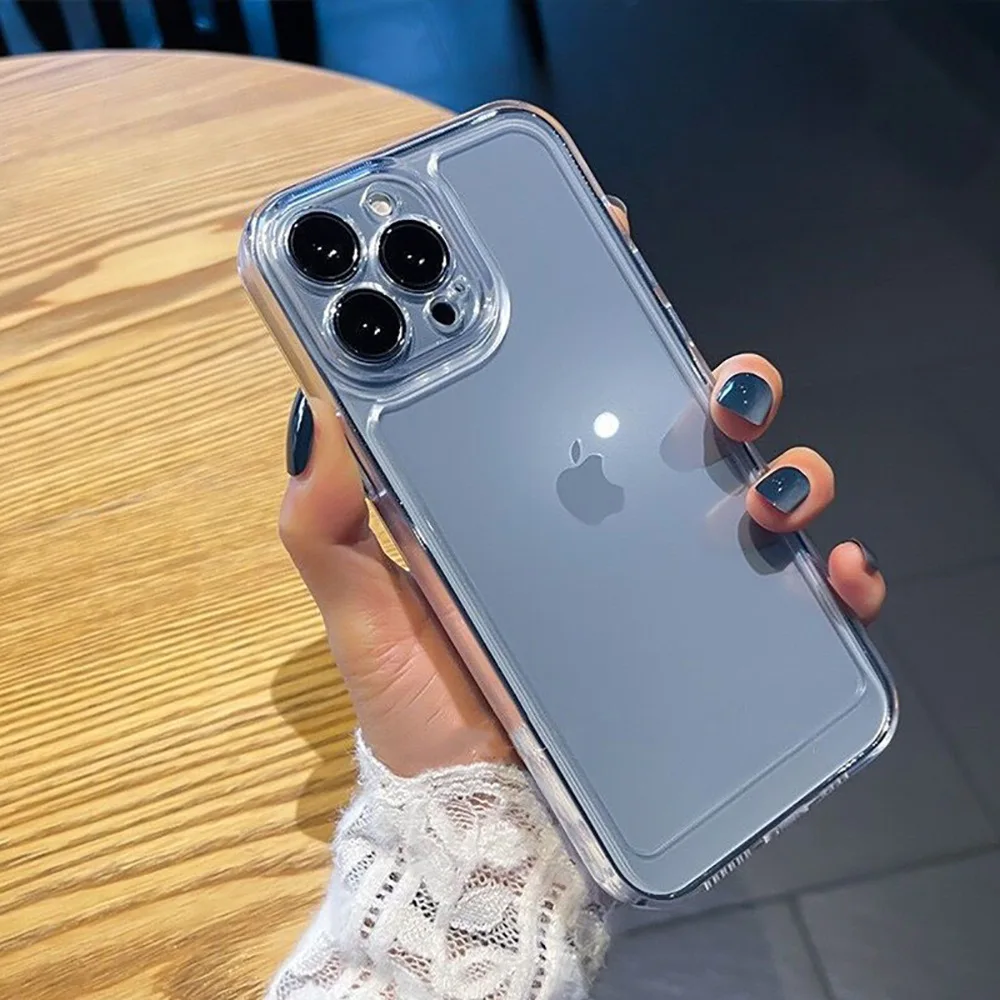 Transparent Phone Cases for iPhone 16 15 Pro Max 14 13 12 11 XS X XR SE 8 7 Plus Protective Clear Phone covers image 2