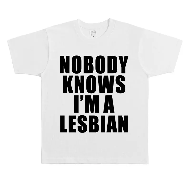 Nadie sabe que soy lesbiana, camiseta divertida con meme, camisetas para hombres y mujeres, amor, igualdad, orgullo gay, LGBT, camisetas de pareja, camisetas de humor lésbico