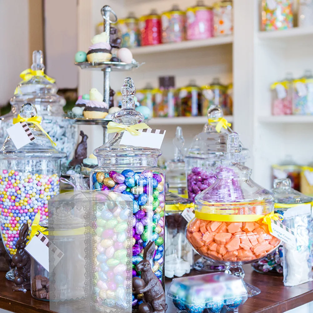 

24pcs 9x9x14cm Food C y Boxes Transparent PVC Containers for Wedding Party Favors Treat Boxes Sweets Storage Gift Packaging